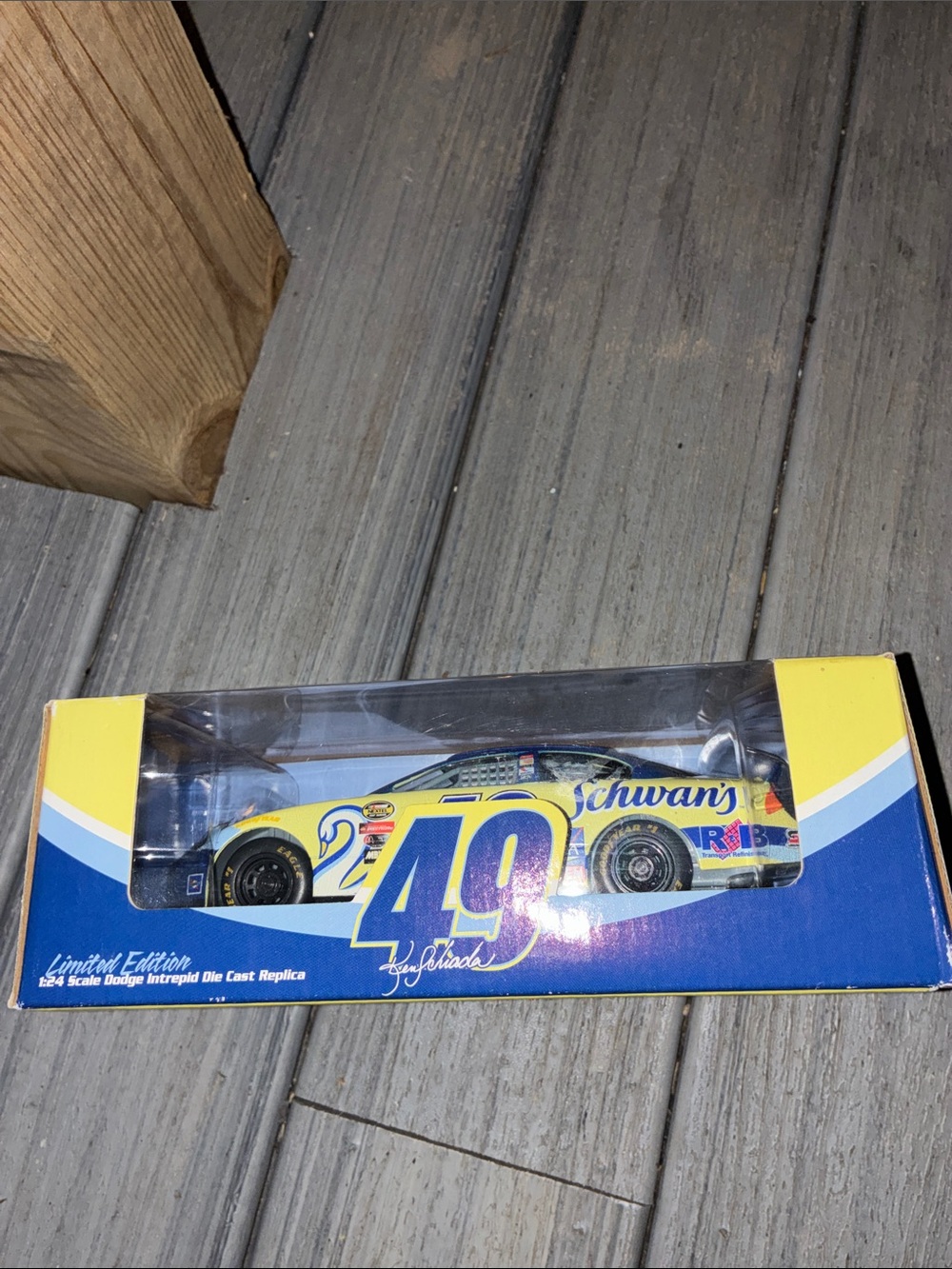 Racing Champions Limited Edition 1:24 scale of Ken Schrader’s #49 Dodge Intrepid